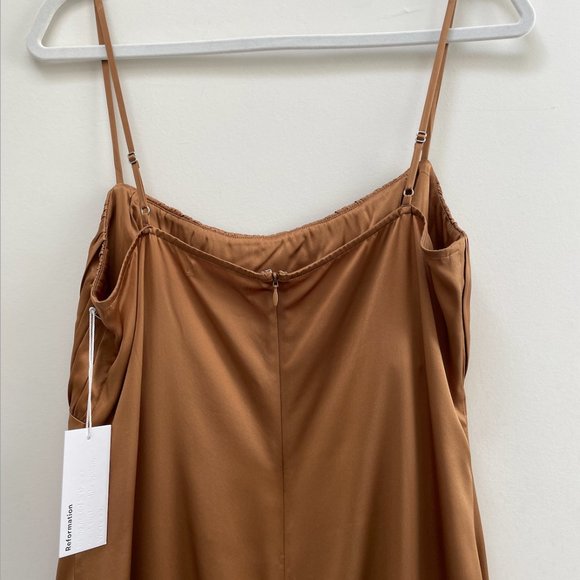 Reformation Mezcal Dress in Butterscotch - Picture 4 of 9